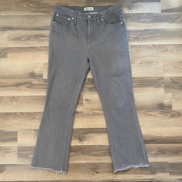 Madewell Denim - Madewell Grey Cali Demi Boot Jeans